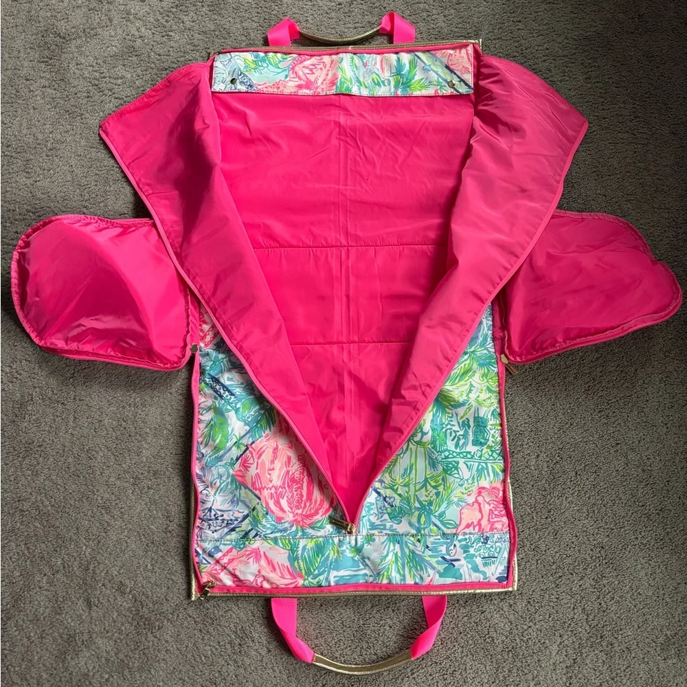 Lily Pulitzer Weekender / Garment Bag Bohemian Queen Print - Picture 3 of 7